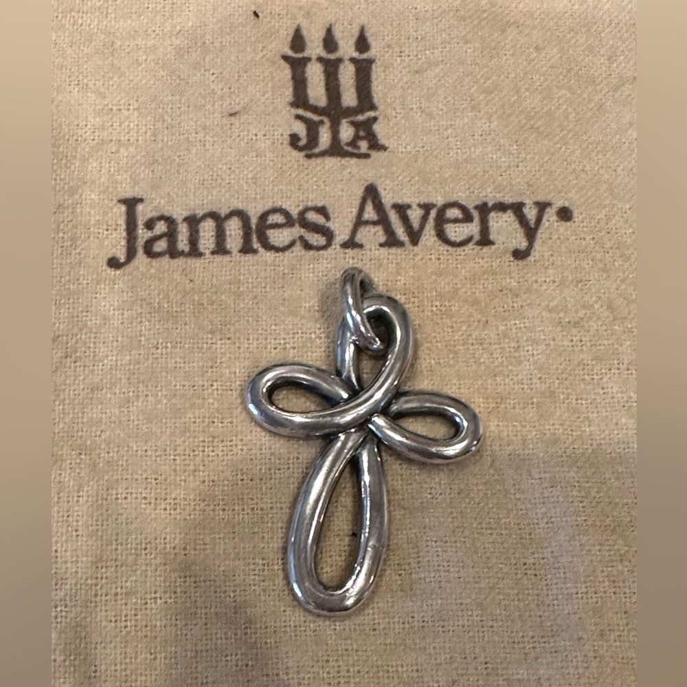 Retired James Avery Eternal Loop Cross Pendant - image 4